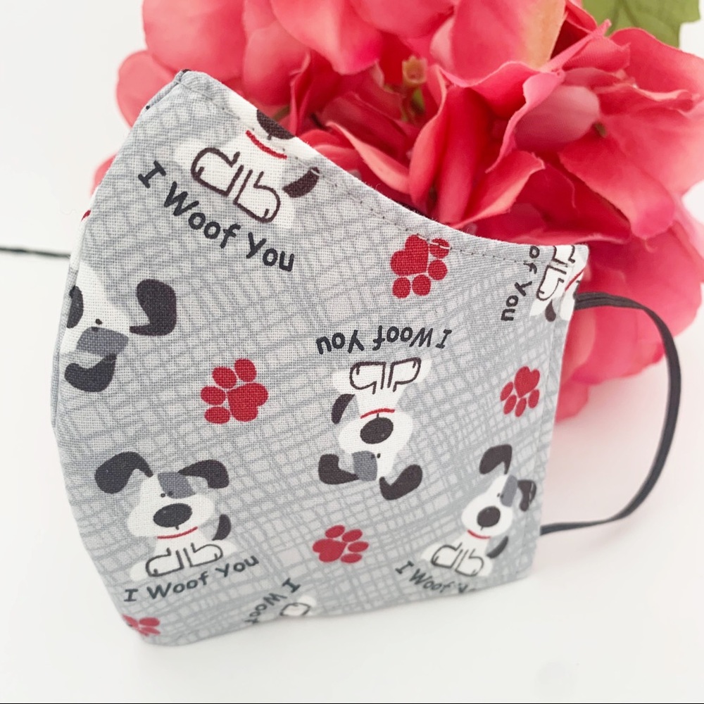 2/$16 kids triple layer handmade face mask